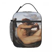 Fallen Angel By Alexandre Cabanel Insulated Lunch Bag for Women Kids Portable Food Boxes Thermal Lunch Box Tote One Size