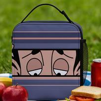 Funny Comedy Character Lunch Bag Mr.Bean Portable Lunch Box Girls Outdoor Picnic Designer Cooler Bag Fun Thermal Lunch Bags One Size
