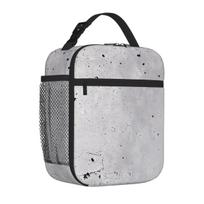 Bestselling Concrete Solid Color Neoprene Lunch Bag Weekend Getaway Outdoor Lunch Bag One Size