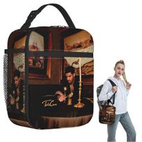 Hip Hop Rapper Drake Take Care Album Insulated Lunch Bag for Women Children Leakproof Food Boxes Thermal Lunch Box Tote One Size