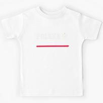 Vintage Poland Fan Polish Eagle Polska Flag  Kids T-Shirt 160