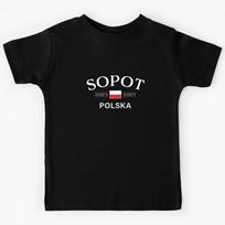 Sopot Polska (Poland) Polish Coordinates Kids T-Shirt 110