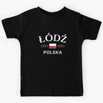 Lodz Polska (Poland) Polish Coordinates Kids T-Shirt 160