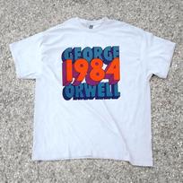 1984 George Orwell T-Shirt | Colorful Dystopian Typography Tee | Classic Novel Shirt | Literary Gift for Thinkers, philospers, book lovers 4XL