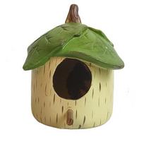 Weatherproof Hanging Leaf Bird House Waterproof Bird Shelter Bird Hut Bird Nest Box  Courtyard Bird House