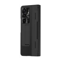 For Samsung Zfold 5 Phone Case FOLD4 Folding Screen Flat Hinge All-Inclusive Anti-Fall Protective Case Electroplate Finish PC PU Opp Bag&SM-Z Fold6 juoda