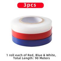 3 Rolls Plant Tying Tapetool Tapes Garden Vine Binding Tape for Tomato Cucumber Grapes Branch Tying Machine 3rolls tapes