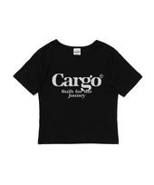 Cargo Bros For Woman Dot Logo Short Sleeve T-Shirt (Black) Free