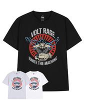 Drift Out Bolt Rage Engine Short Sleeve T-Shirt (3 Colors) Melange/S