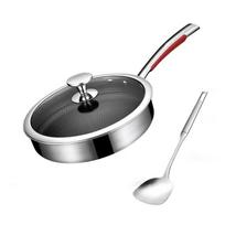 KOBACH 316L Stainless Steel Honeycomb Non-stick Frying Pan
