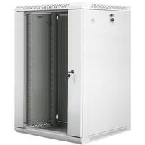 Lanberg Sieninis stovas WF01-6618-10S, 18U, 600x600mm, iki 60kg, IP20, stiklinės durys, 4 vertikalios bėgeliai