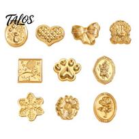 Journaling Collage Stamp 10Pcs Wax Seal Heads Set, Vintage Classic Embossed Sealing Handwritten Note for Envelopes Wedding Party Invitations 10pcs