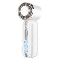 Handheld Turbo Fan Portable USB Rechargeable Mini Cooling Fan Ice Compress Personal Air Conditioner Desktop Cooler 1pc USB Fan balta