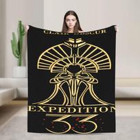 Clair Obscur Expedition 33 Game Blanket Soft Warm Funny Plush Throw Blanket Kids Adult Couch Chair Flannel Bedspread Bed Cover Size: 75*100cm, Weight: 230 GSM