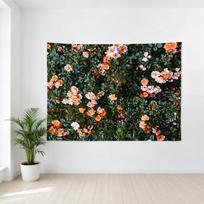 Panoramic Waterfront Tulip Tapestry Featured Wall Decoration for Living Room and Bedroom 100X70CM