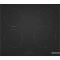 Bosch Indukcinė viryklė PIE61ABB5E, 4 degikliai, 60 cm, juoda, keraminis paviršius, be rėmo