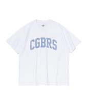 Cargo Bros For Woman Signature Pattern Logo Short Sleeve T-Shirt (Blue Check) S