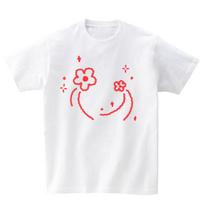 Awesome Us Flower Beam T-Shirts_4Color Cream/Xxl