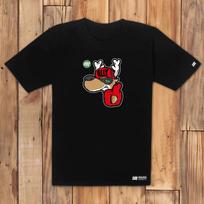 Doldol Ally_T-Shirts_10 Bicycle Camping Trip Deer Ellie Character Graphic T-Shirt Black/L