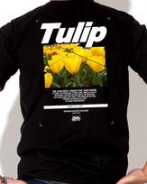 Doldol Loving-Flower_T_08 Loving Flower Spring Tulip Flower Illustration Design T-Shirt White/Xl