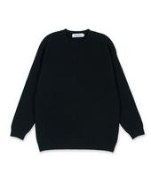 Make It Two Daily Viscose Crewneck Knit_Black M