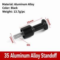 Punch Free Wall Pegboard Hook Embedded Insert Nuts Metal Hardware Hook  Workshop Organization Black-35mm