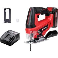 Einhell akumuliatorinis pjūklas TC-JS 18/70 Li 4321280, 18V, 2700/min, 20mm, 45° kampas, 2.5 Ah akumuliatorius, įkroviklis