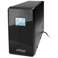 Gembird UPS įtampos stabilizatorius EG-UPS-033, 1200 VA, 720 W, 3xIEC 230V, 2xSchuko, USB, LCD, 12 h įkrovimas