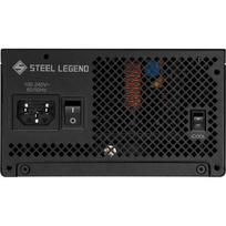 Asrock Maitinimo šaltinis SL-1000G, 1000W, 80 PLUS Gold, 3.1, 83.4A, 1 ventiliatorius, aktyvus aušinimas, juodas