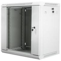 Lanberg Sieninis stovas WF01-6412-10S, 600mm, 12U, 60kg, IP20, stiklinės durys, 2 ventiliatorių vietos, 4 vertikalios bėgeliai