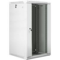 Lanberg Sieninis stovas WF01-6622-10S, 600mm, 600mm, 22U, 60kg, IP20, stiklinės durys, 2 ventiliatorių angos