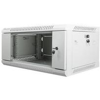 Lanberg Sieninis stovas 19 4U WF01-6404-10S, 600mm, 450mm, 290mm, 60kg, IP20, stiklinės durys, 2 ventiliatoriaus angos