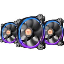 Thermaltake Ventiliatorius CL-F042-PL12SW-B, 3x120mm, 1500 RPM, 40.6 cfm, RGB, 26.4 dB, 161.1 g