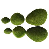 Creative Moss Stones Neblukimą stabdantys netaisyklingos formos, nevytantys žalia
