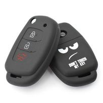 Skirta Hyundai Creta I20 Tucson Elantra Santa fe silikono nuotolinio rakto dėklas Fob Shell Cover odos striukės rankovė 2016 2017 2018 2019 m.