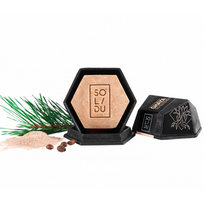 GHAYA Solid Shampoo Šampūnas su gasulo moliu ir kava 65g