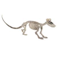 Helovino skeletas gyvūno dekoracija baisus katės/šuns/paukščio/žiurkės/ožkos galvos plastikiniai kaulai kiemui kapinių Helovino dekoras A