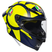 AGV šalmas Pista GP R Soleluna '18 mėlyna/geltona