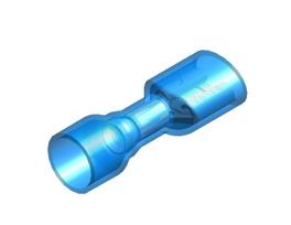 Pilnai izoliuotas lizdas 6.4mm 0.5-1.5mm² laidui raudonas