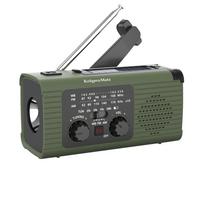 Nešiojamas avarinis multifunkcinis įkraunamas 5000mAh radijo imtuvas AM/FM/WB