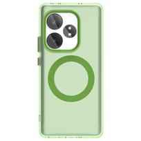 Magsafe Matte Phone Case For Realme GT6 (Global) Magnetic Wireless Charging For Realme GT 6T Neo6 Neo6 SE Shockproof Back Cover Pc + tpu&Realme GT 6 žalia