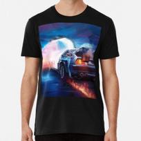 Back to the Future Delorean Time Machine T-Shirt S-5XL Best T-Shirt L