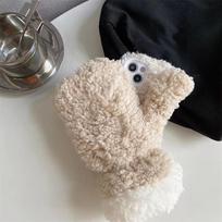 Autumn and Winter Plush Gloves for IPhone16promax for Apple 15 Mobile Phone Case 14plus Silicone 13 Men and Women Trendy domestic model Contact customer service Remarks