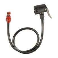 Bicycle Air Pump Extension Tube Extra-long Heat-Resistant Universal Bike Air Pump Connector Tire A gray