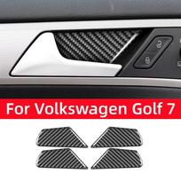 Volkswagen Vw Golf 7 Gti Mk7 2013- Automobilio Durų Rankenos Traukimo Dubenėlio Apdailos Lipdukas Dekoras Dangtelis Automobilio Aksesuarai 4pcs
