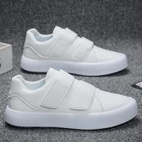 Autumn new Velcro men's sneakers fashion casual white sneakers cloth lining 35 balta