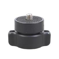 Lightweight 17mm Female Ball Socket to Standard 1/4 Male Screw Adapter Compatible for Camera Mounts and Stands 1