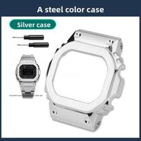 Rubber Watch Strap For Casio G-SHOCK 3459 GMW-B5000/GM-B2100 Modification men Silicone Watchband Bracelet wristband Accessories GMW-B5000