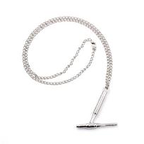 Maxi Creative Silver Color Tig Torch Necklaces & Pendant Torch Gift for Men Women Jewelry Simple Chain Necklace