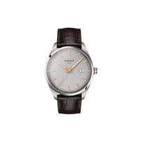 Tissot Pr100 serijos kvarcinis laikrodis 100m atsparumas vandeniui 40mm sidabrinis ciferblatas nerūdijančio plieno korpusas odinis dirželis vyriški laikrodžiai T150.410.16.031.00 Brand Selected Shopping Bag